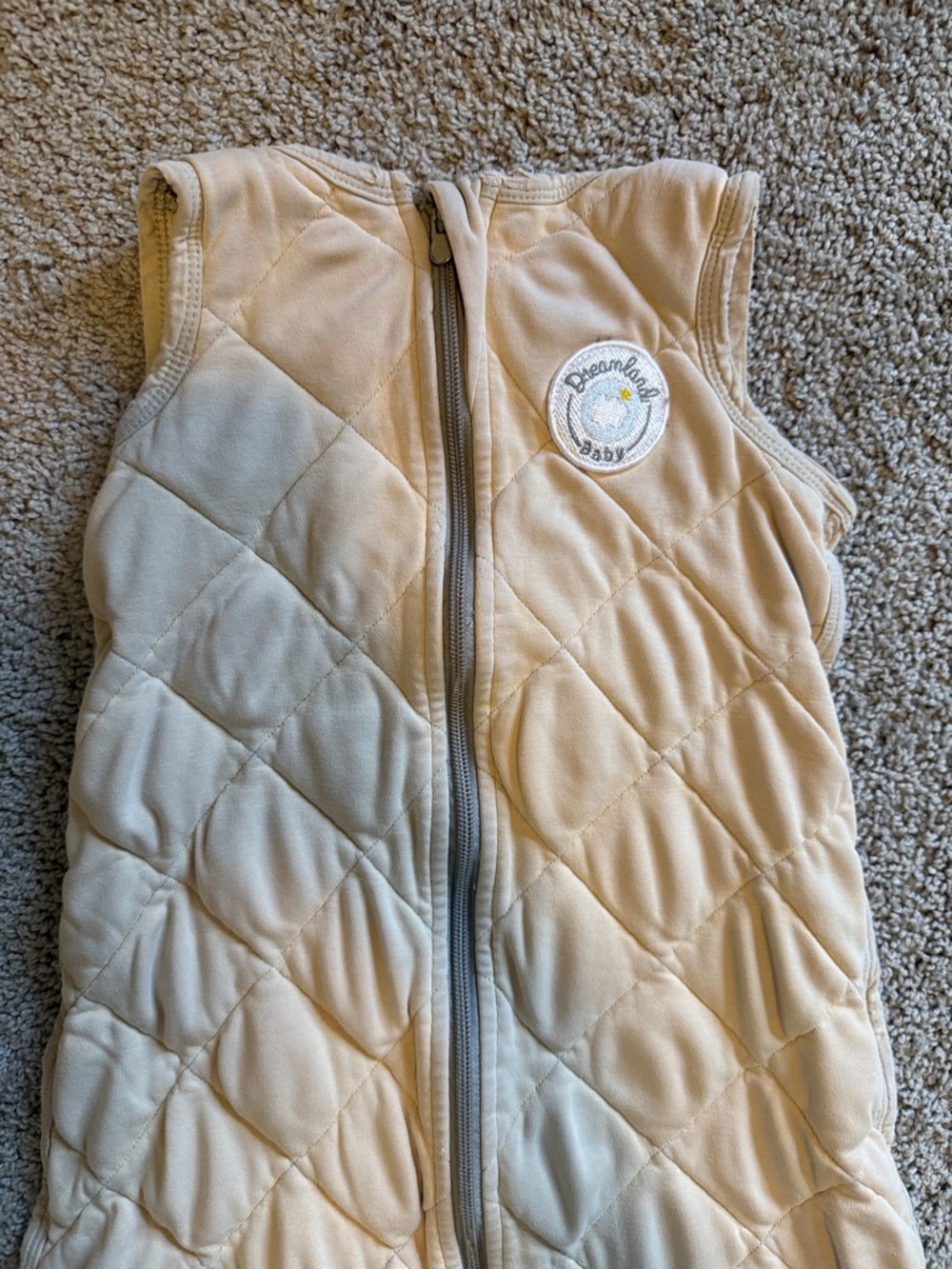Dreamland Baby Weighted Gray Sleeveless Baby Sleep Sack